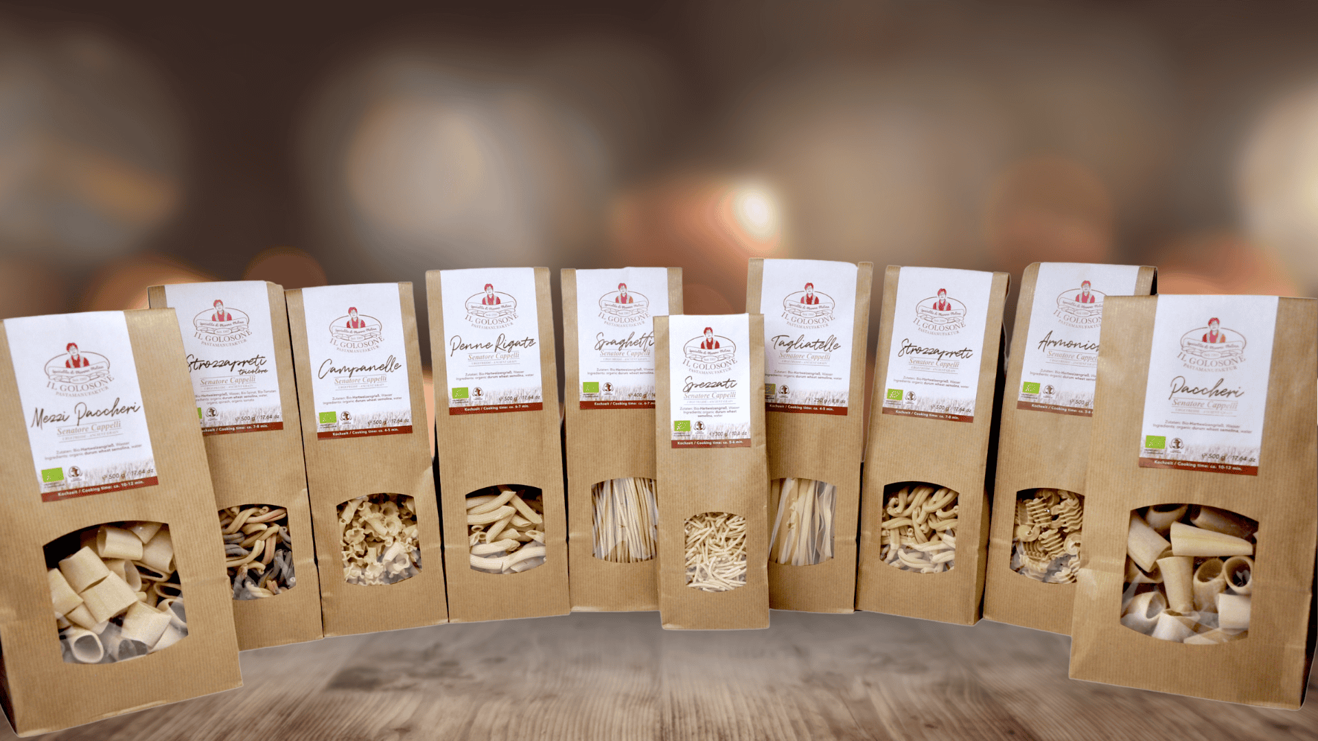 Il Golosone handgemachte Pasta Sortiment